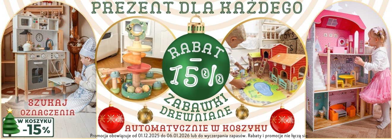 -15% ZABAWKI DREWNIANE